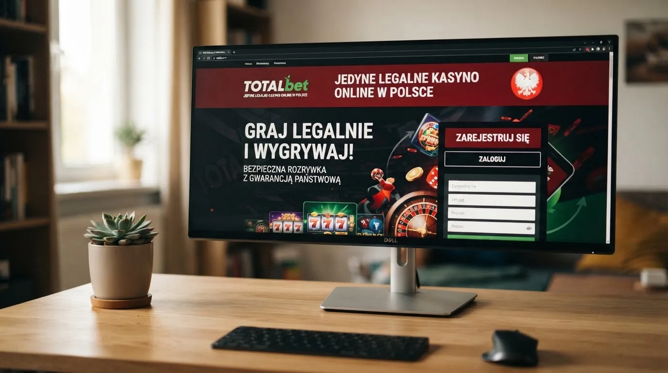 Strona główna oficjalnego serwisu jedynego legalnego kasyna internetowego w Polsce